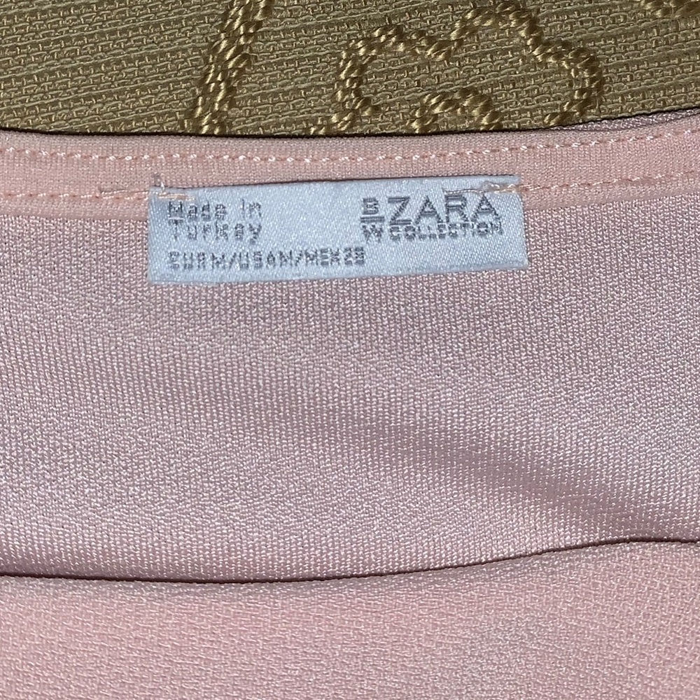 Zara blush pink dress cold shoulder π - Picture 14 of 16